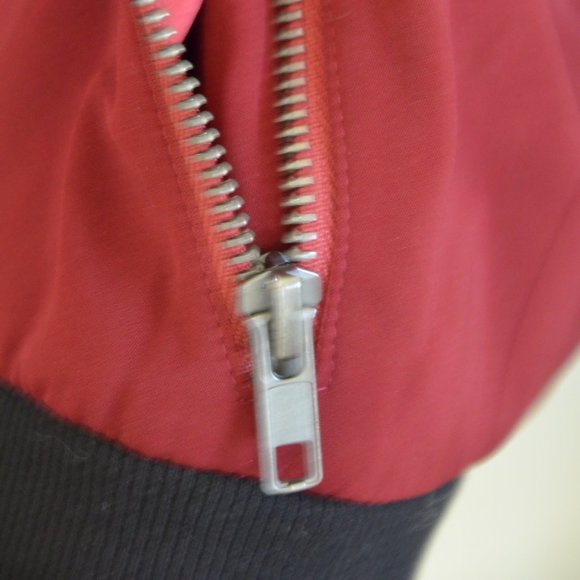 Mural Smooth Elastic Trimmed Bomber Baseball Jacket Womens Size XS - Picture 7 of 12